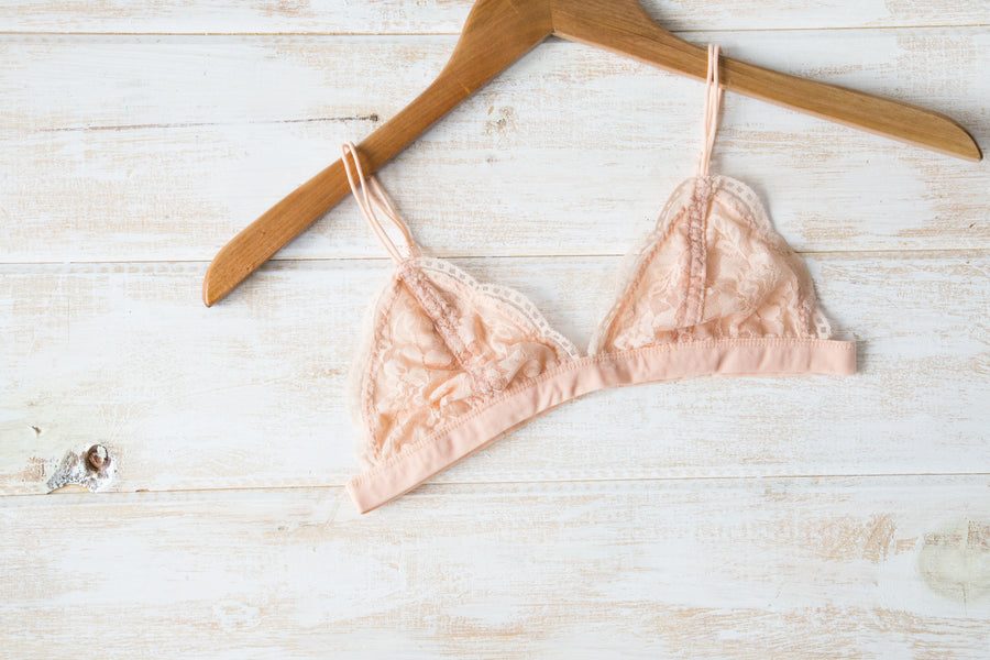 Dantel bralet, ten rengi